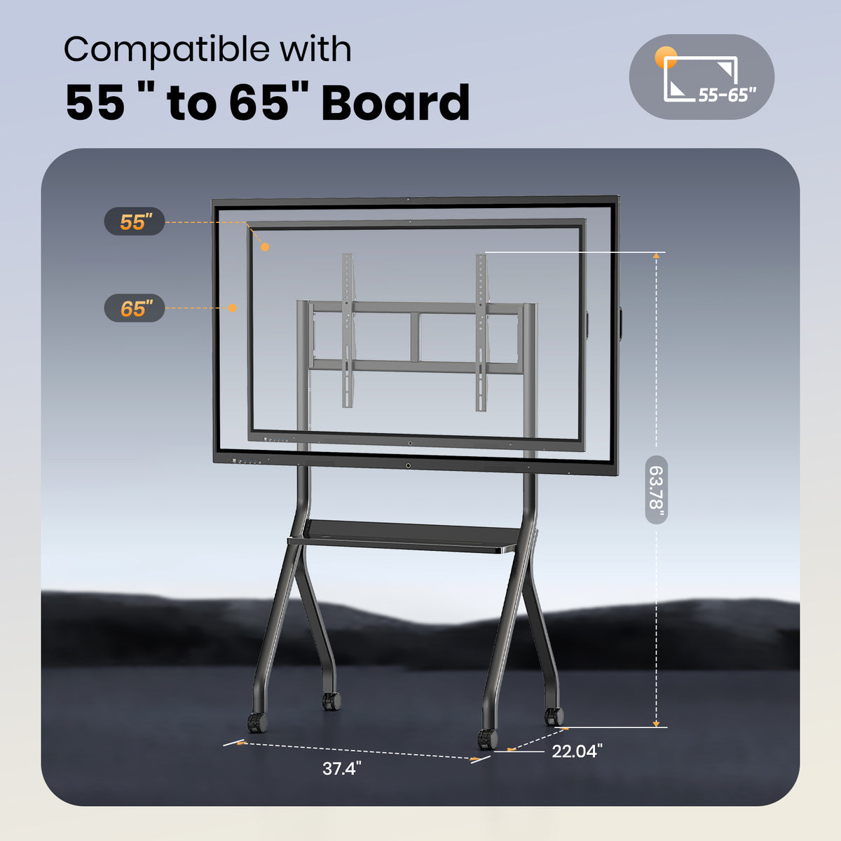 Cryonavis 4K UHD Interactive Touchscreen Smart Board, Android 14 Wireless Digital Whiteboard with Open App Ecosystem, Wall-Mounted Smartboard for Classroom Home Office Studio